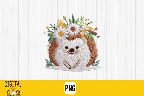 Faux Embroidery Floral Hedgehog PNG: A Seasonal Designer’s Review