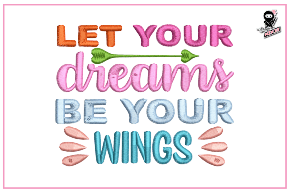 Inspirational Quote Embroidery