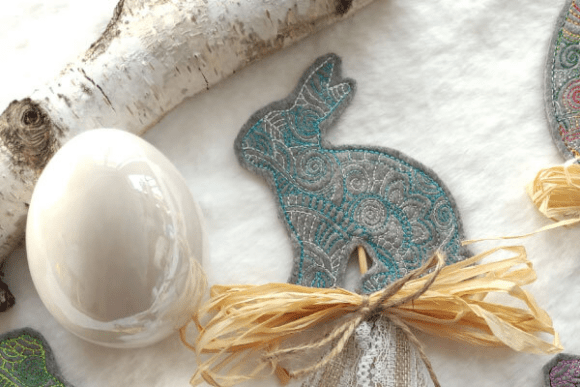 ITH Easter Stick Decoration Embroidery Review