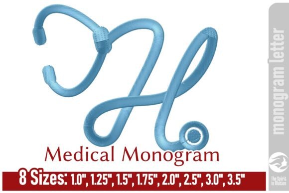 Medical Embroidery Monogram Letter – H: A Craft Fair Must-Have?