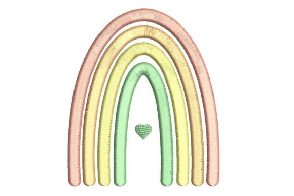 Pastel Rainbow Embroidery: A Seasonal Design Review