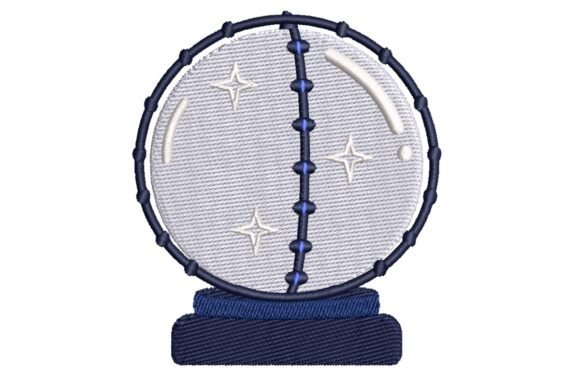 School of Magic Celestial Orb Embroidery Design