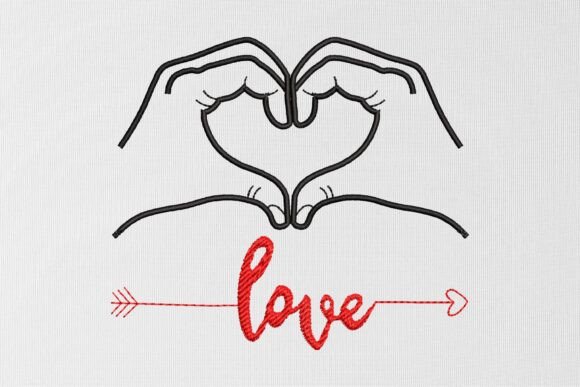 Valentine's Love Hand Embroidery Design Review
