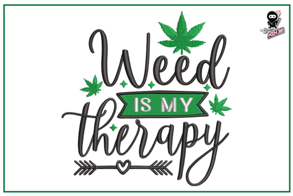 Weed Funny Quote Embroidery: A Seasonal Designer’s Take