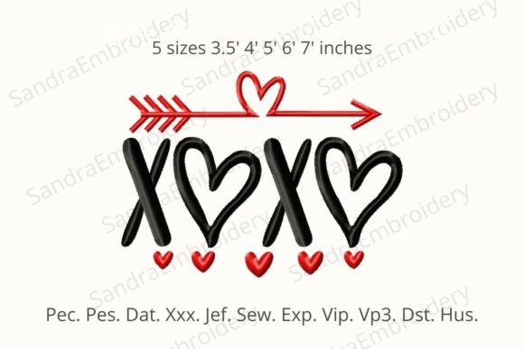 Xo Xo Embroidery Design: A Seasonal Embroidery Gem