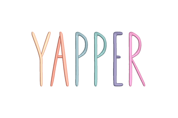 Yapper Embroidery Design Review for Boutique Sweatshirt Branding